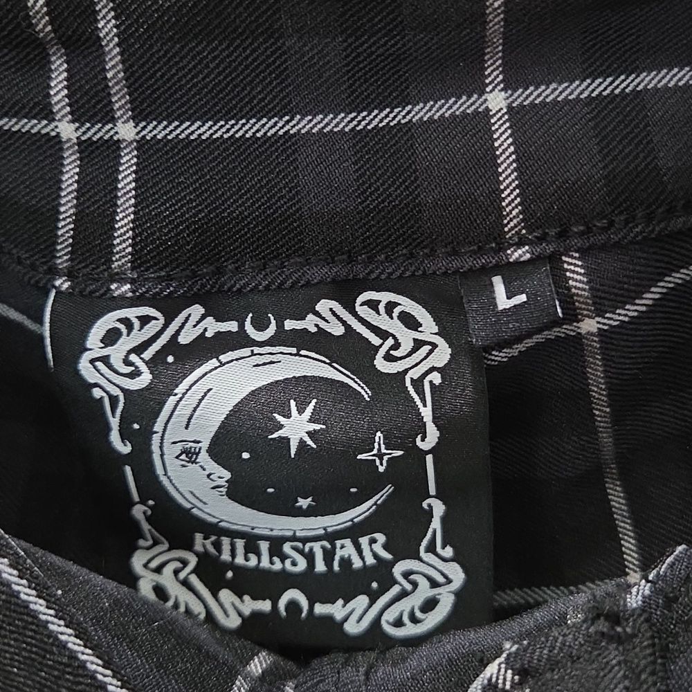 Killstar Dead Resistance Plaid Trousers, Ask Tartan NWT, Large - Picture 8 of 12